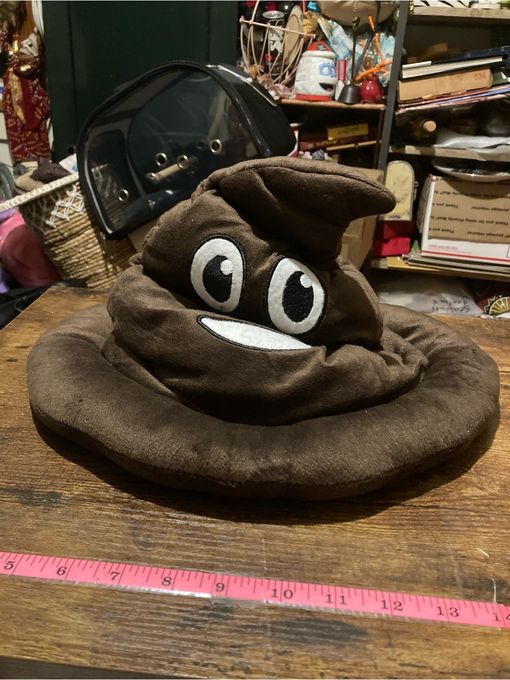 Rhode Island Novelty brown emotion poop hat